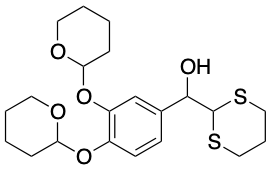 药物标准品&alpha;-[3,4-Bis[(tetrahydro-2H-pyran-2-yl)oxy]phenyl]-1,3-dithiane-2-methanol - TRC
