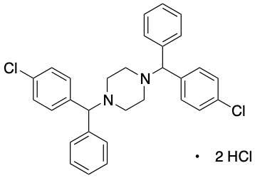 药物标准品1,4-Bis[(4-chlorophenyl)phenylmethyl]piperazine Dihydrochloride - TRC