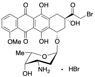 药物标准品14-Bromo Daunorubicin Hydrobromide Salt (>75%)