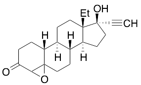 药物标准品4,5-Epoxy-13-ethyl-17-hydroxy-18,19-dinor-17&alpha;-pregn-20-yn-3-one - TRC