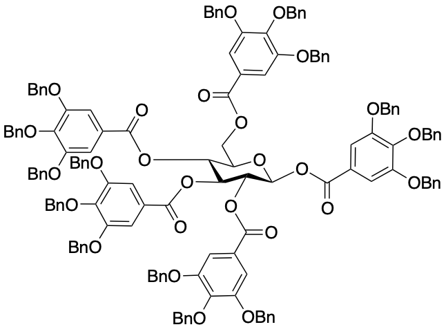 药物标准品1,2,3,4,6-Penta-O-(3,4,5-tri-O-benzylgalloyl)-&beta;-D-glucopyranose - TRC