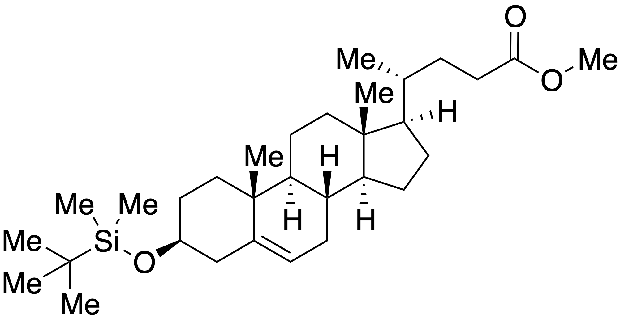 药物标准品(3&beta;)-3-(tert-Butyldimethylsilyl)oxy-chol-5-en-24-oic Acid Methyl Ester - TRC