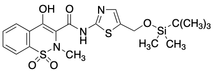 药物标准品5&rsquo;-(tert-Butyldimethylsilyloxy)methyl 5&rsquo;-Desmethyl Meloxicam - TRC