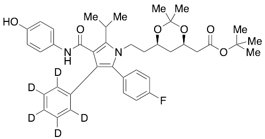 药物标准品4-Hydroxy Atorvastatin-d5 Acetonide tert-Butyl Ester - TRC