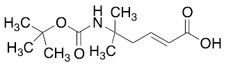 药物标准品(2E)-5-(tert-Butyloxycarbonylamino)-5-methylhex-2-enoic Acid - TRC