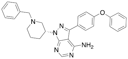 药物标准品3-​(4-​Phenoxyphenyl)​-​1-​[(3R)​-​1-​(phenylmethyl)​-​3-​piperidinyl]​-1H-​pyrazolo[3,​4-​d]​p… - TRC