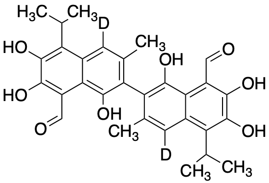 药物标准品Gossypol-d2 - TRC