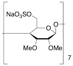 药物标准品Heptakis(2,3-di-O-methyl-6-O-sulfo)-&beta;-cyclodextrin Heptasodium Salt - TRC