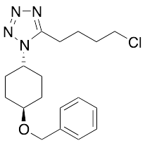 药物标准品trans-5-(4-Chlorobutyl)-1-[4-(phenylmethoxy)cyclohexyl]-1H-tetrazole - TRC