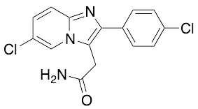 药物标准品6-Chloro-2-(4-chlorophenyl)imidazo[1,2-a]pyridine-3-acetamide - TRC