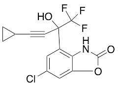 药物标准品6-Chloro-4-[3-cyclopropyl-1-hydroxy-1-(trifluoromethyl)-2-propyn-1-yl]-2(3H)-benzoxazolone - TRC