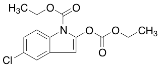 药物标准品5-Chloro-2-[(ethoxycarbonyl)oxy]-1H-indole-1-carboxylic Acid Ethyl Ester - TRC
