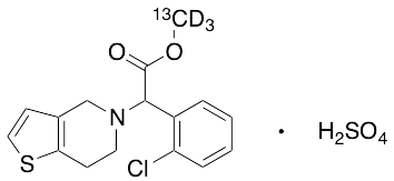 药物标准品rac Clopidogrel-13C,d3 Hydrogen Sulfate - TRC