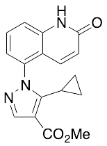 药物标准品5-Cyclopropyl-1-(1,2-dihydro-2-oxo-5-quinolinyl)-1H-pyrazole-4-carboxylic Acid Methyl Ester - TRC