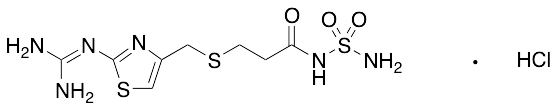 药物标准品[3-[[[2-(Diaminomethyleneamino)-4-thiazolyl]methyl]thio]propionyl]sulfamide Hydrochloride - TRC