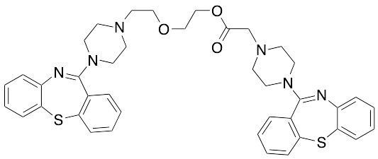 药物标准品Di(2-(4-(dibenzo[b,f][1,4]thiazepin-11-yl)piperazin-1-yl))-2-propoxyethyl Propionate - TRC