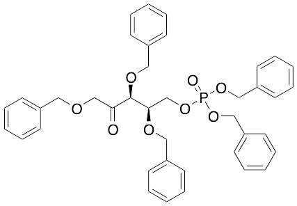 药物标准品Dibenzyl ((2R,3S)-2,3,5-Tris(benzyloxy)-4-oxopentyl) Phosphate - TRC