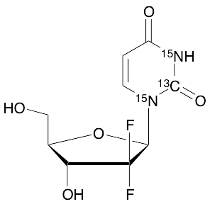 药物标准品2&rsquo;,2&rsquo;-Difluoro-2&rsquo;-deoxyuridine-13C,15N2 - TRC