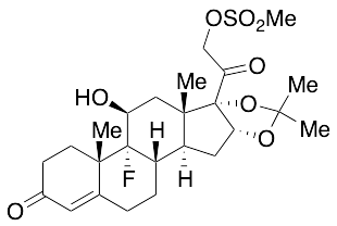 药物标准品1,2-Dihydrotriamcinolone-16,17-acetonide-21-mesylate - TRC