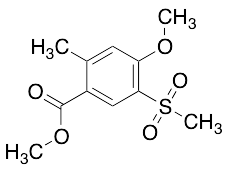 药物标准品4-Methoxy-2-methyl-5-(methylsulfonyl)-benzoic Acid Methyl Ester - TRC