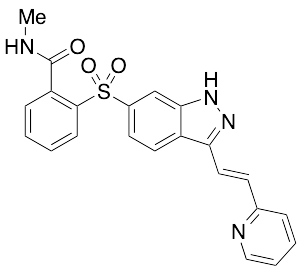 药物标准品N-Methyl-2-[[3-[(1E)-2-(2-pyridinyl)ethenyl]-1H-indazol