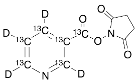 药物标准品Nicotinic Acid-13C6,d4 N-Hydroxysuccinimide Ester - TRC