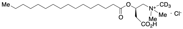 药物标准品Palmitoyl-L-carnitine-d3 Hydrochloride - TRC