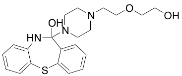 药物标准品10,11-Dihydro-11-[4-[2-(2-hydroxyethoxy)ethyl]-1-piperazinyl]dibenzo[b,f][1,4]thiazepin-11-ol - TRC