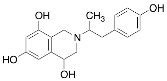 药物标准品1,​2,​3,​4-​Tetrahydro-​2-​[2-​(4-​hydroxyphenyl)​-​1-​methylethyl]​-4,​6,​8-​isoquinolinetriol - TRC