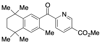 药物标准品6-[(3,5,5,8,8-Pentamethyl-5,6,7,8-tetrahydronaphthalen-2-yl)carbonyl] Nicotinic Acid Methyl Est… - TRC