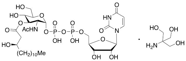 药物标准品UDP-3-O[R-3-Hydroxymyristoyl]-N-acetylglucosamine Tris Salt (90%) - TRC
