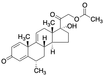 药物标准品(6&alpha;)-21-(Acetyloxy)-17-hydroxy-6-methylpregna-1,4,9(11)-triene-3,20-dione - TRC