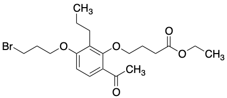 药物标准品4-[6-Acetyl-3-(3-bromopropoxy)-2-propylphenoxy]butanoic Acid Ethyl Ester - TRC