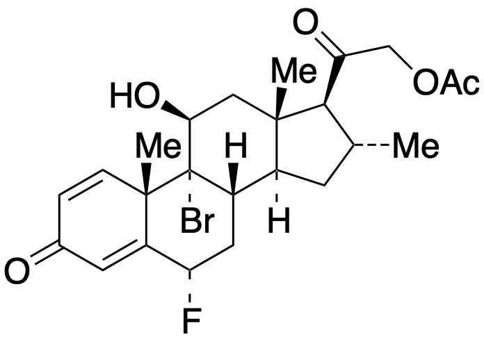 药物标准品(6&alpha;,11&beta;,16&alpha;)-21-(Acetyloxy)-9-bromo-6-fluoro-11-hydroxy-16-methyl-pregna-1,4-d… - TRC