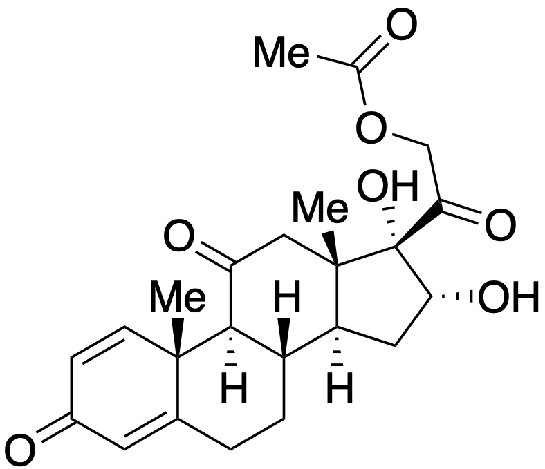 药物标准品(16&alpha;)-21-(Acetyloxy)-16,17-dihydroxypregna-1,4-diene-3,11,20-trione - TRC