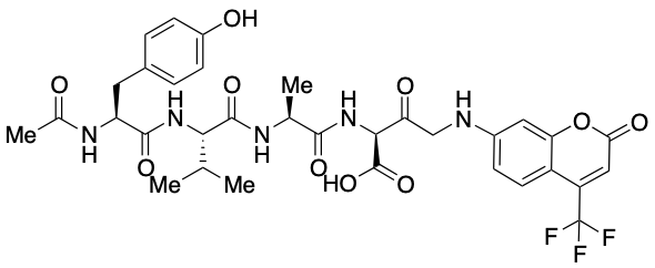 药物标准品N-Acetyl-Tyr-Val-Ala-Asp-7-amido-4-trifluoromethylcoumarin - TRC