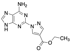 药物标准品1-(6-Amino-9H-purin-2-yl)-1H-pyrazole-4-carbo