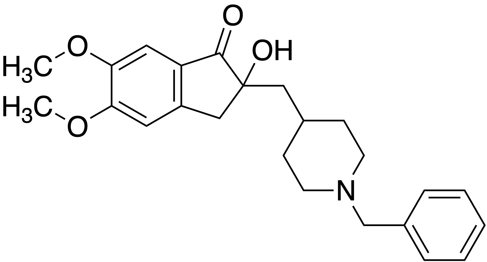 药物标准品2-((1-Benzylpiperidin-4-yl)methyl)-2-hydroxy-5,6-dimethoxy-2,3-dihydro-1H-inden-1-one - TRC