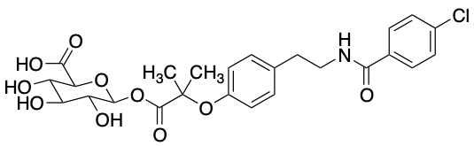 药物标准品Bezafibrate 1-O-&beta;-Glucuronide - TRC