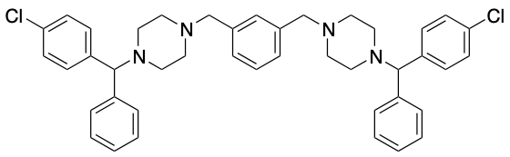 药物标准品1,3-Bis((4-((4-chlorophenyl)(phenyl)methyl)piperazin-1-yl)methyl)benzene - TRC