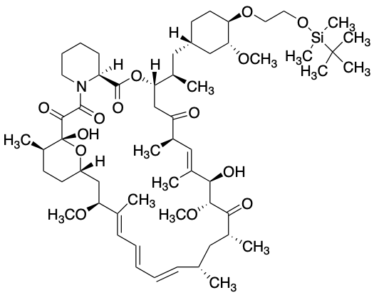 药物标准品42-O-tert-Butyldimethylsilyloxyethyl Rapamycin - TRC