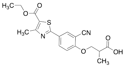 药物标准品2-[4-(2-Carboxypropoxy)-3-cyanophenyl]-4-methyl-5-thiazolecarboxylic Acid 5-Ethyl Ester - TRC