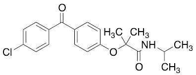 药物标准品2-[4-(4-Chlorobenzoyl)phenoxy]-2-methyl-N-(1-methylethyl)-propanamide - TRC