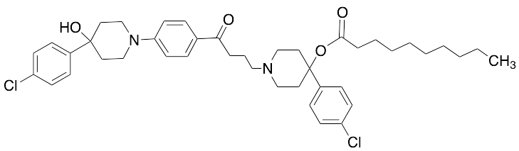 药物标准品4-[4-(4-Chlorophenyl)-4-hydroxypiperidine]-4-defluorohaloperidol Decanoate - TRC