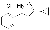 药物标准品5-​(2-​Chlorophenyl)​-​3-​cyclopropyl-​4,​5-​dihydro-1H-​pyrazole - TRC