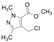 药物标准品4-​(Chloromethyl)​-​1,​3-​dimethyl-​1H-​pyrazole-​5-​carboxylic Acid Methyl Ester - TRC