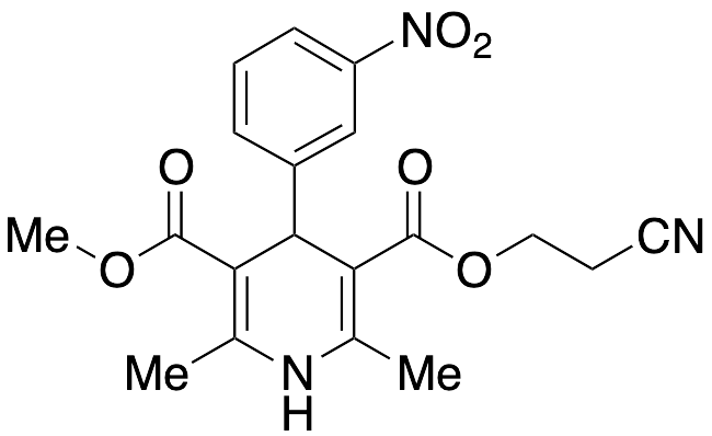 药物标准品1,4-Dihydro-2,6-dimethyl-4-(3-nitrophenyl)-3,5-pyridinedicarboxylic Acid 3-(2-Cyanoethyl) 5-Met… - TRC