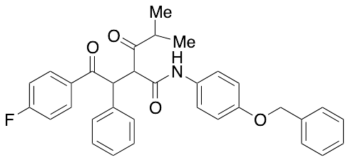 药物标准品2-[2-(4-Fluorophenyl)-2-oxo-1-phenyl-ethyl]-4-methyl-3-oxo-pentanoic Acid, (4-Benzyloxy-phenyl)… - TRC