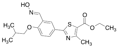 药物标准品2-[3-[(Hydroxyimino)methyl]-4-(2-methylpropoxy)phenyl]-4-methyl-5-Thiazolecarboxylic Acid Ethyl… - TRC