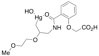 药物标准品Hydroxy[[2-[[[2-(2-methoxyethoxy)propyl]amino]carbonyl]phenoxy]acetato(2-)]mercurate(1-) Coordi… - TRC